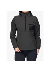 ROYAL ROBBINS - Kurtka przeciwwiatrowa damska Royal Robbins Merced Anorak. Kolor: szary. Materiał: softshell. Sport: turystyka piesza