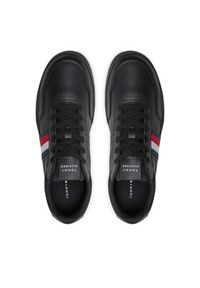 TOMMY HILFIGER - Tommy Hilfiger Sneakersy Th Basket Core Lite FM0FM05116 Czarny. Kolor: czarny. Materiał: materiał #5