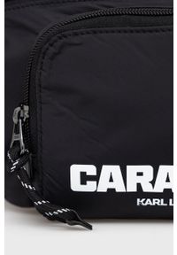 Karl Lagerfeld nerka Karl Lagerfeld x Cara Delevingne kolor czarny. Kolor: czarny. Materiał: poliester. Wzór: nadruk #4