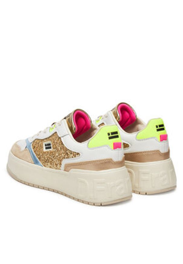 D.Franklin Sneakersy DFSH321096 Złoty. Kolor: złoty. Materiał: skóra