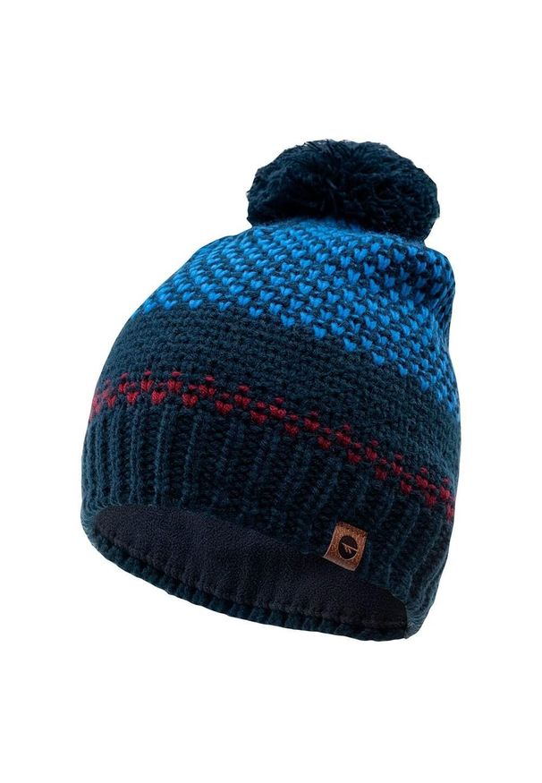 Hi-tec - Zimowa Czapka Unisex Dla Dorosłych Logo Hervin. Kolor: czerwony, różowy, niebieski, wielokolorowy. Sezon: zima
