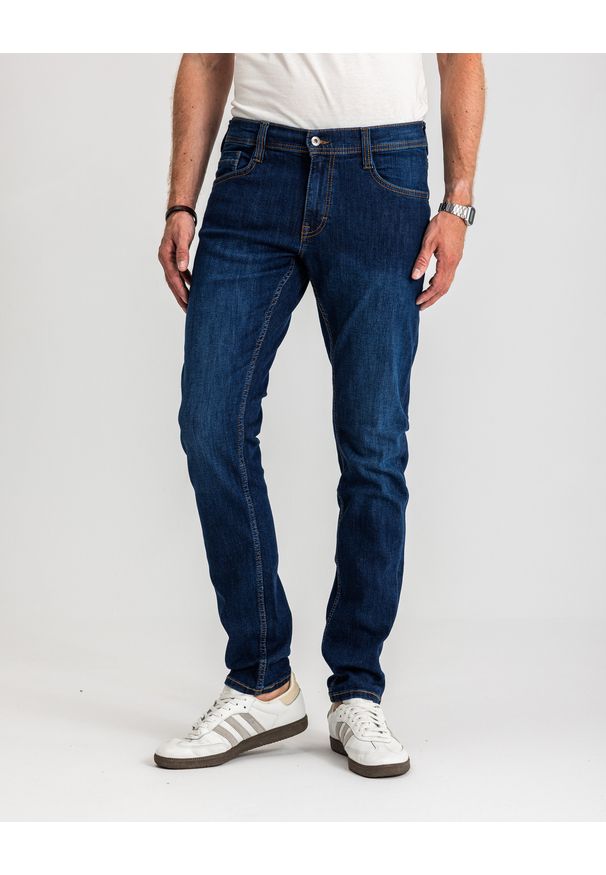 Męskie Spodnie Jeansowe Mustang Style Oregon Tapered Denim Blue 1017123 5000 882