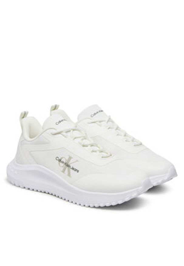 Calvin Klein Sneakersy YW0YW01442 Biały. Kolor: biały. Materiał: materiał