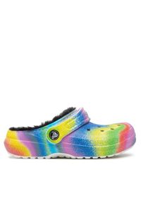 Crocs Klapki Classic Lined Spray Dye Clog K 208081 Kolorowy. Wzór: kolorowy