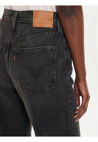 Levi's® Jeansy Ribcage A6081-0011 Czarny Wide Leg. Kolor: czarny