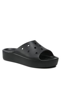 Klapki Crocs. Kolor: czarny. Obcas: na platformie