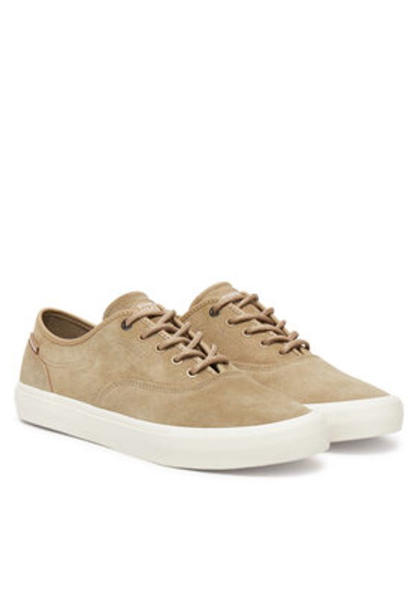 TOMMY HILFIGER - Tommy Hilfiger Tenisówki Hi Vulc Low Oxford Suede FM0FM05401 Beżowy. Kolor: beżowy. Materiał: skóra, zamsz