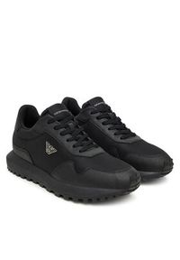 Emporio Armani Sneakersy EM003738 AF19532 MC005 Czarny. Kolor: czarny. Materiał: zamsz, skóra #3