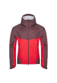 Męska kurtka outdooroowa Kilpi HURRICANE-M. Kolor: czerwony, brązowy, wielokolorowy. Sport: turystyka piesza #1