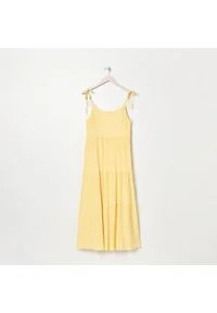 Sinsay - Sukienka damska - Żółty. Kolor: żółty #1