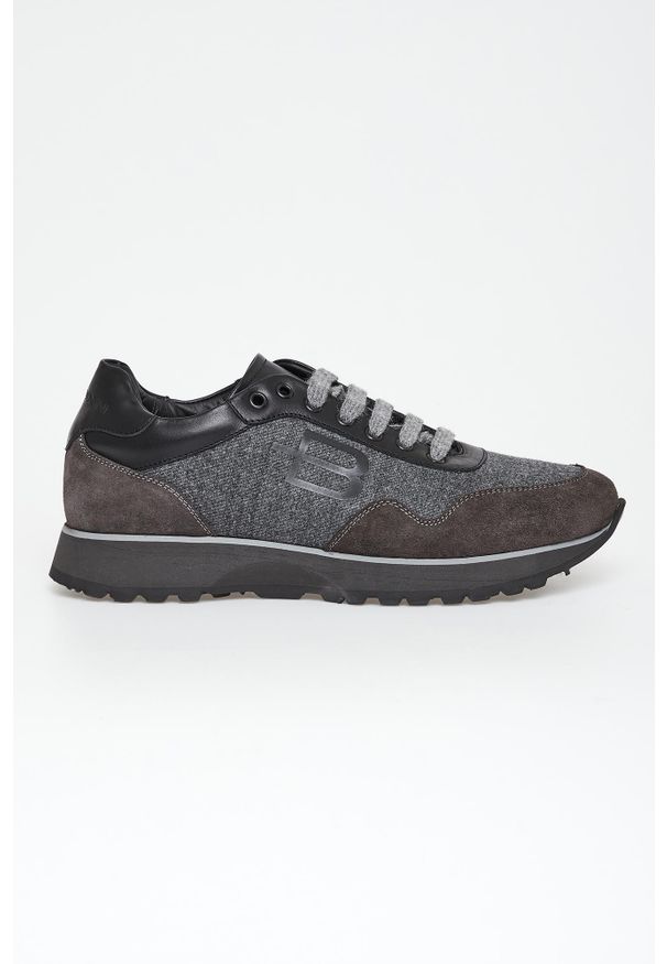 Baldinini - Sneakersy męskie zamszowe BALDININI. Materiał: zamsz