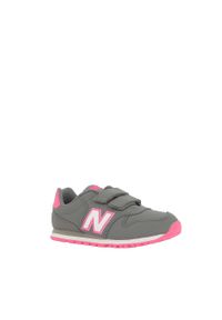 Buty do chodzenia dla dzieci New Balance 500. Zapięcie: sznurówki. Kolor: szary, wielokolorowy. Materiał: materiał, syntetyk, tkanina. Szerokość cholewki: normalna. Sport: turystyka piesza