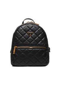 Guess Plecak Cessily Backpack HWQB76 79320 Czarny. Kolor: czarny. Materiał: skóra