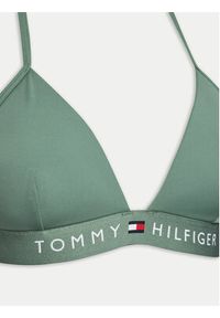 TOMMY HILFIGER - Tommy Hilfiger Góra od bikini UW0UW04109 Zielony. Kolor: zielony. Materiał: syntetyk #4