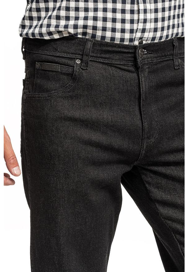 Wrangler - WRANGLER TEXAS MĘSKIE SPODNIE JEANSOWE JEANSY BLACK STROKE W121T490U 112144744