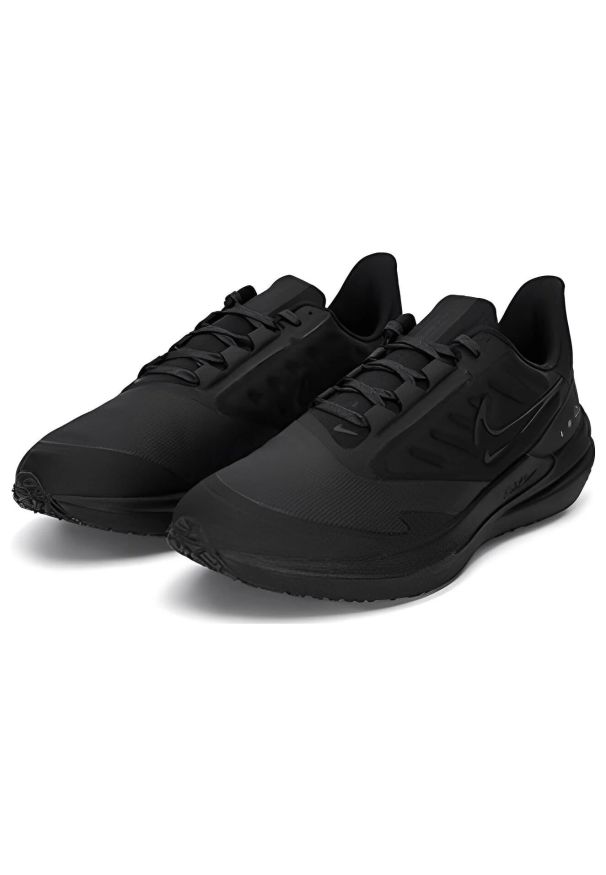 Nike Air Winflo 9 Shield Buty do biegania męskie. Okazja: na co dzień, na spacer, do pracy. Kolor: czarny. Sport: turystyka piesza