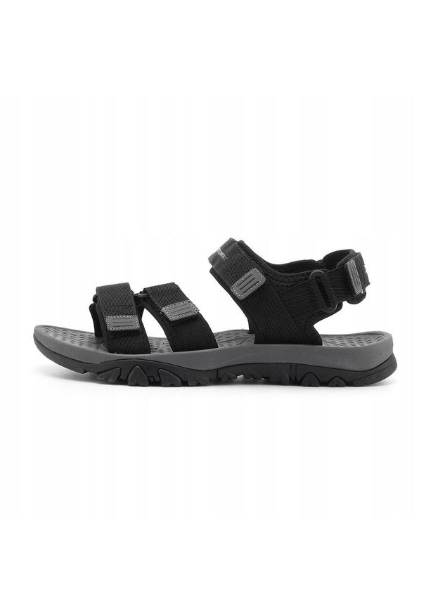 ALPINE PRO - Sandały męskie turystyczne regulowane Alpine Pro Kilew. Kolor: czarny. Sezon: lato. Sport: turystyka piesza