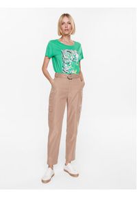 Fransa T-Shirt 20611872 Zielony Regular Fit. Kolor: zielony. Materiał: bawełna
