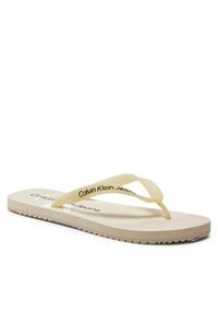 Calvin Klein Jeans Japonki Beach Sandal Monogram Tpu YM0YM00838 Beżowy. Kolor: beżowy #5