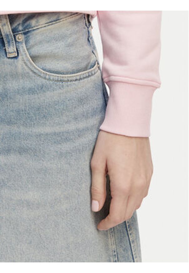 Karl Lagerfeld Jeans Bluza B2W20037 Różowy jasny Regular Fit. Kolor: różowy. Materiał: bawełna