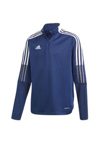 Adidas - Bluza dla dzieci adidas Tiro 21 Training Top Youth granatowa. Kolor: niebieski
