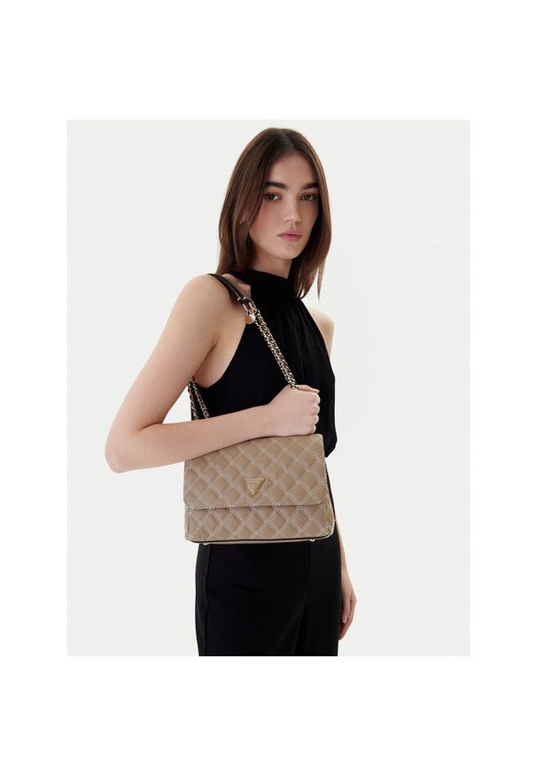 Torebka Guess. Kolor: beżowy