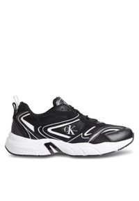 Calvin Klein Jeans Sneakersy Retro Tennis Su-Mesh YM0YM00589 Czarny. Kolor: czarny. Materiał: skóra #1