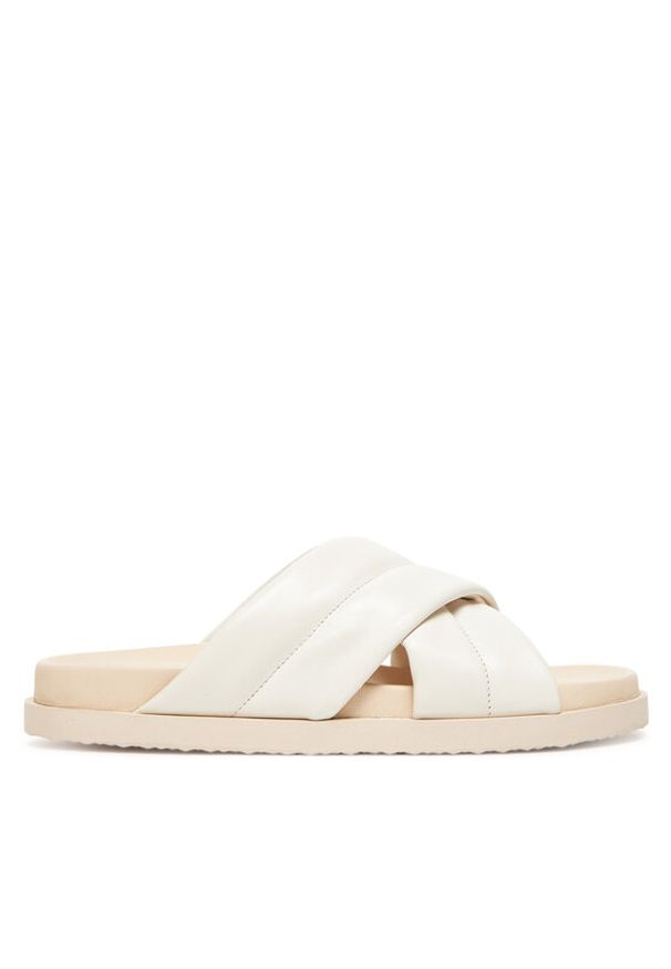 HÖGL Klapki Tessa 9-100820 Écru. Materiał: skóra