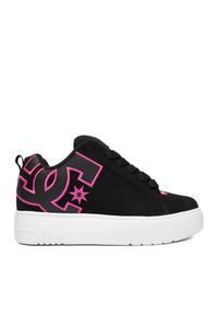 Sneakersy DC. Kolor: czarny. Obcas: na platformie