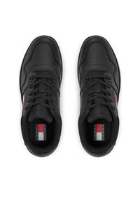 Tommy Jeans Sneakersy EN0EN02505 Czarny. Kolor: czarny. Materiał: skóra #5