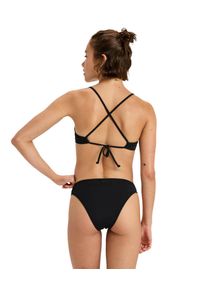 Roxy - Dół bikini dla Kobiety BEACH CLASSICS MODERATE Czarny. Kolor: szary. Materiał: tkanina, elastan, poliester
