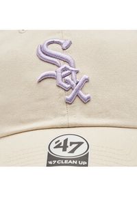 47 Brand Czapka z daszkiem Mlb Chicago White Sox Double Under ’47 Clean Up BAS-DBLUN906GWS-NT03 Beżowy. Kolor: beżowy. Materiał: materiał