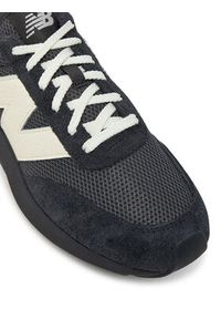 New Balance Sneakersy U370PB Czarny. Kolor: czarny. Materiał: zamsz, skóra