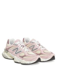 New Balance Sneakersy U9060LBC Różowy. Kolor: różowy. Materiał: zamsz, skóra