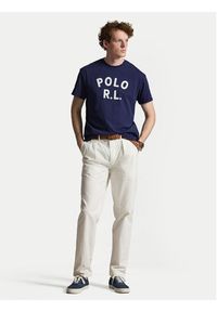 Polo Ralph Lauren T-Shirt 710B20222001 Granatowy Regular Fit. Typ kołnierza: polo. Kolor: niebieski. Materiał: bawełna #6