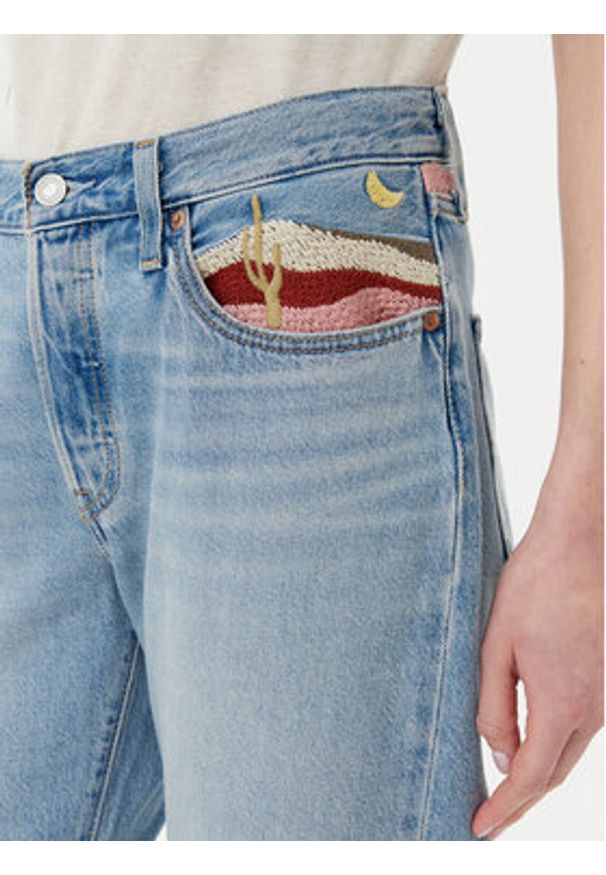 Levi's® Jeansy 501® 90's A9150-0008 Niebieski Loose Fit. Kolor: niebieski