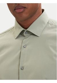 Hugo - HUGO Koszula Kenno 50289499 Zielony jasny Slim Fit. Kolor: zielony. Materiał: bawełna #5