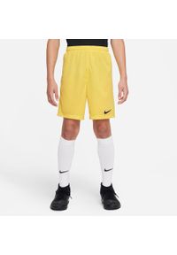 Spodnie treningowe chłopięce Nike JR Park Iii Knit. Kolor: żółty. Długość: krótkie