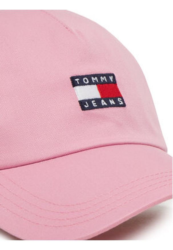 Tommy Jeans Czapka z daszkiem Heritage Core 5 Panel AW0AW16991 Brązowy. Kolor: brązowy. Materiał: bawełna, materiał