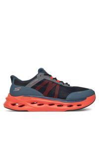skechers - Skechers Buty do biegania Max Cushioning Glide-Step-Aberdeen 220422/NVOR Granatowy. Kolor: niebieski. Materiał: materiał
