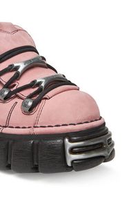 NEW ROCK Sneakersy M-120N-C78 Różowy. Kolor: różowy. Materiał: zamsz, skóra