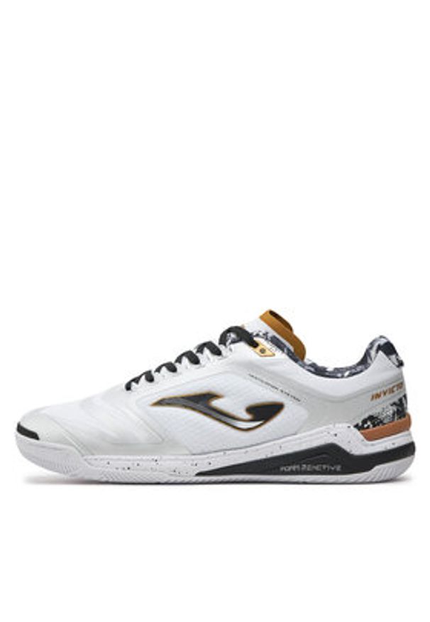 Joma Buty do piłki nożnej Joma Invicto INVS 24 IN Biały. Kolor: biały. Materiał: materiał