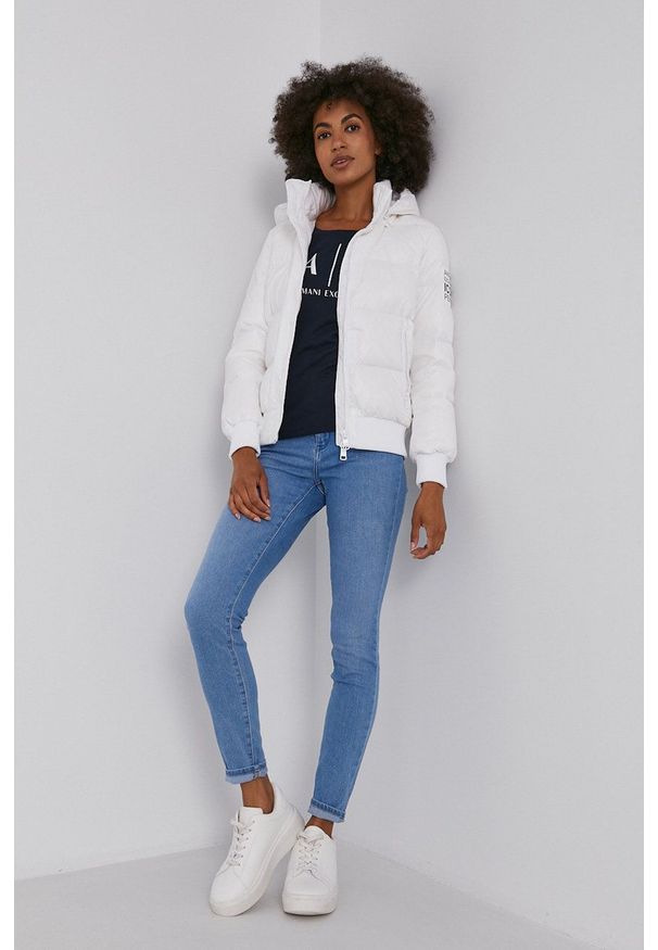 Wrangler jeansy High Rise Skinny Soft Heart damskie high waist. Stan: podwyższony. Kolor: niebieski