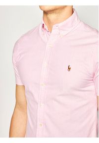 Polo Ralph Lauren Koszula Classics 710787736 Różowy Slim Fit. Typ kołnierza: polo. Kolor: różowy. Materiał: bawełna #2