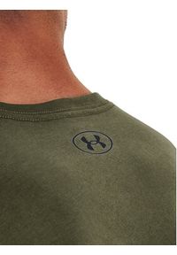 Under Armour T-Shirt UA SPORTSTYLE LC SS 1326799 Khaki Regular Fit. Kolor: brązowy