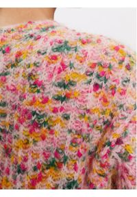 Weekend Max Mara Sweter 2353661539 Kolorowy Regular Fit. Materiał: wełna. Wzór: kolorowy #4