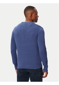 Tommy Jeans Sweter Essential DM0DM22853 Niebieski Slim Fit. Kolor: niebieski. Materiał: bawełna #3