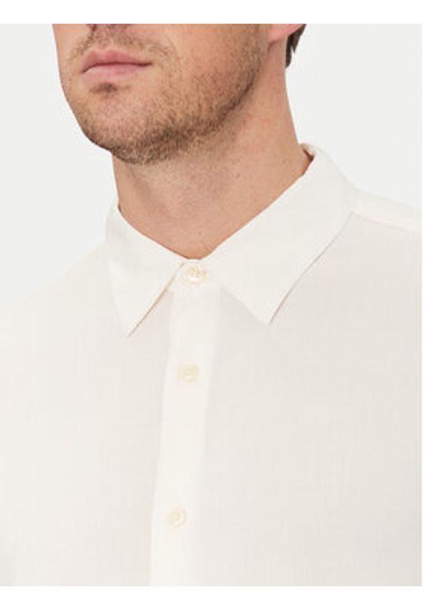 Jack & Jones Koszula Joshua 12271078 Biały Relaxed Fit. Kolor: biały. Materiał: wiskoza