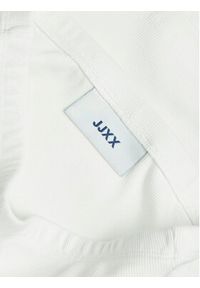 JJXX Top Fiona 12234188 Biały Slim Fit. Kolor: biały. Materiał: bawełna