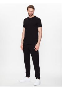 Trussardi Jeans - Trussardi T-Shirt 52T00715 Czarny Regular Fit. Kolor: czarny. Materiał: bawełna #5